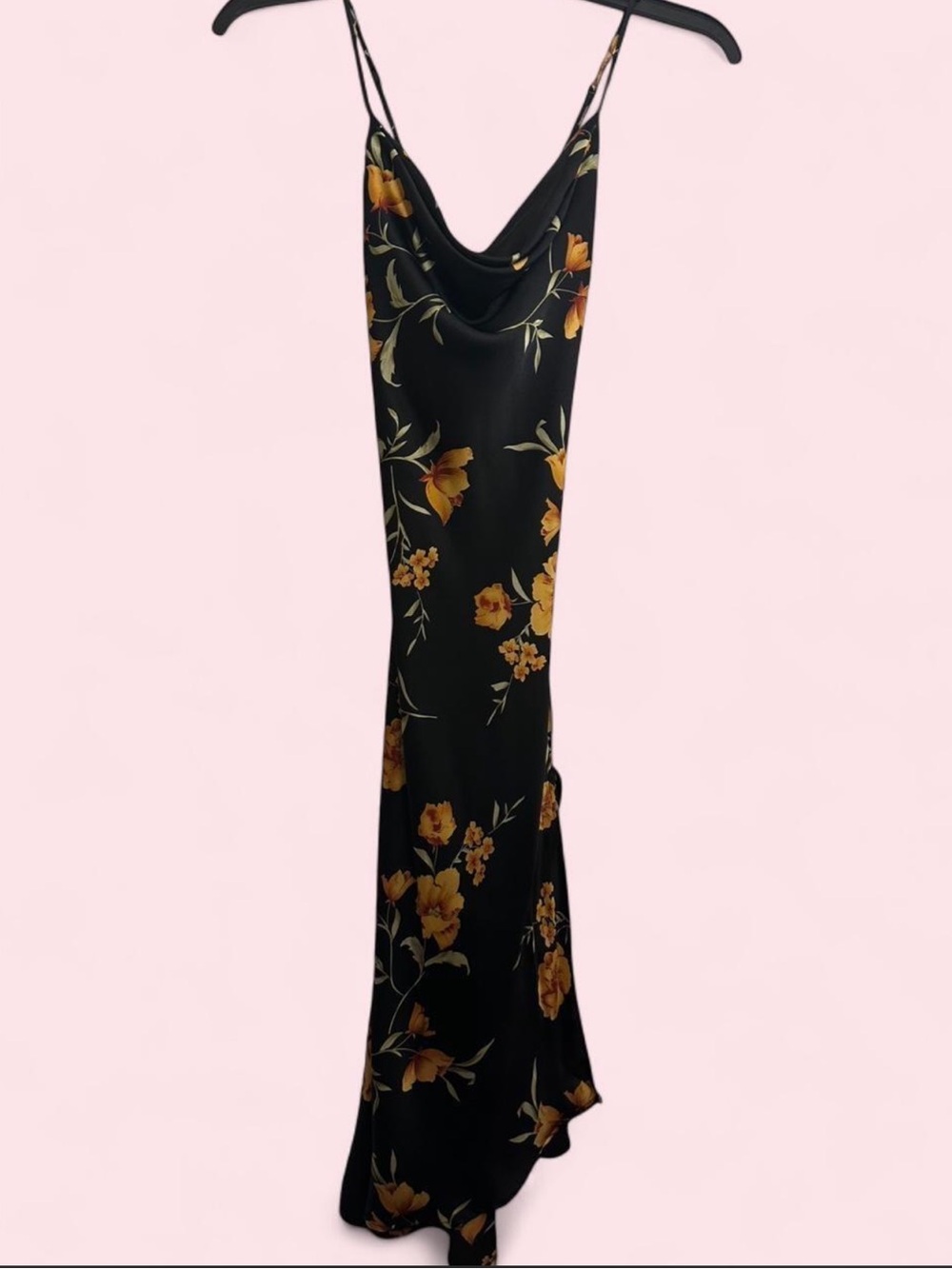 Astr The Label - Black Maxi Slip Floral Gaia Slip Dress - Picture 1 of 6